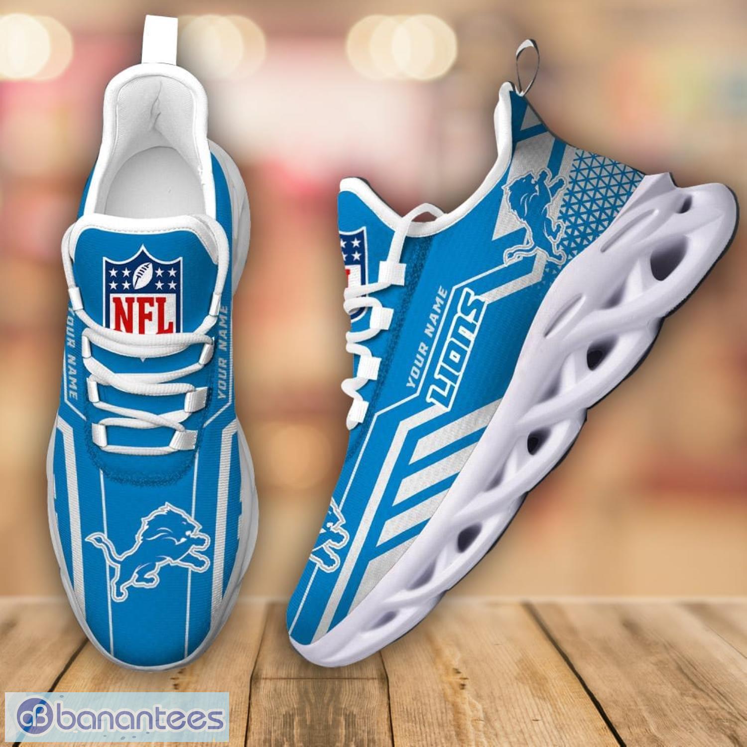 Miami Dolphins NFL Team Luxury Brand Sneakers Custom Name Air Cushion Shoes  For Fans - Banantees