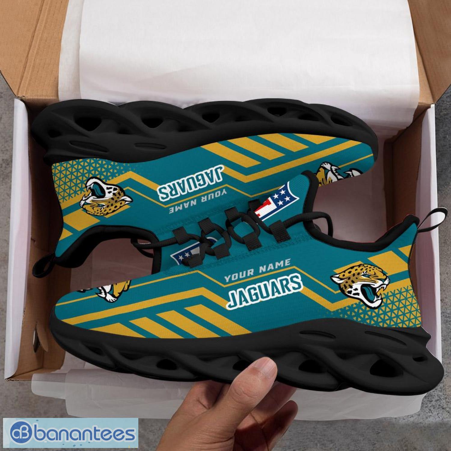 Jacksonville Jaguars NFL Max Sou Sneakers Running Shoes - Banantees