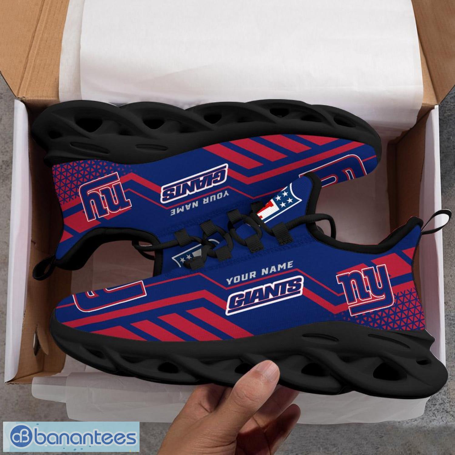 New York Giants Nfl Max Soul Sneakers Sport Shoes - Banantees