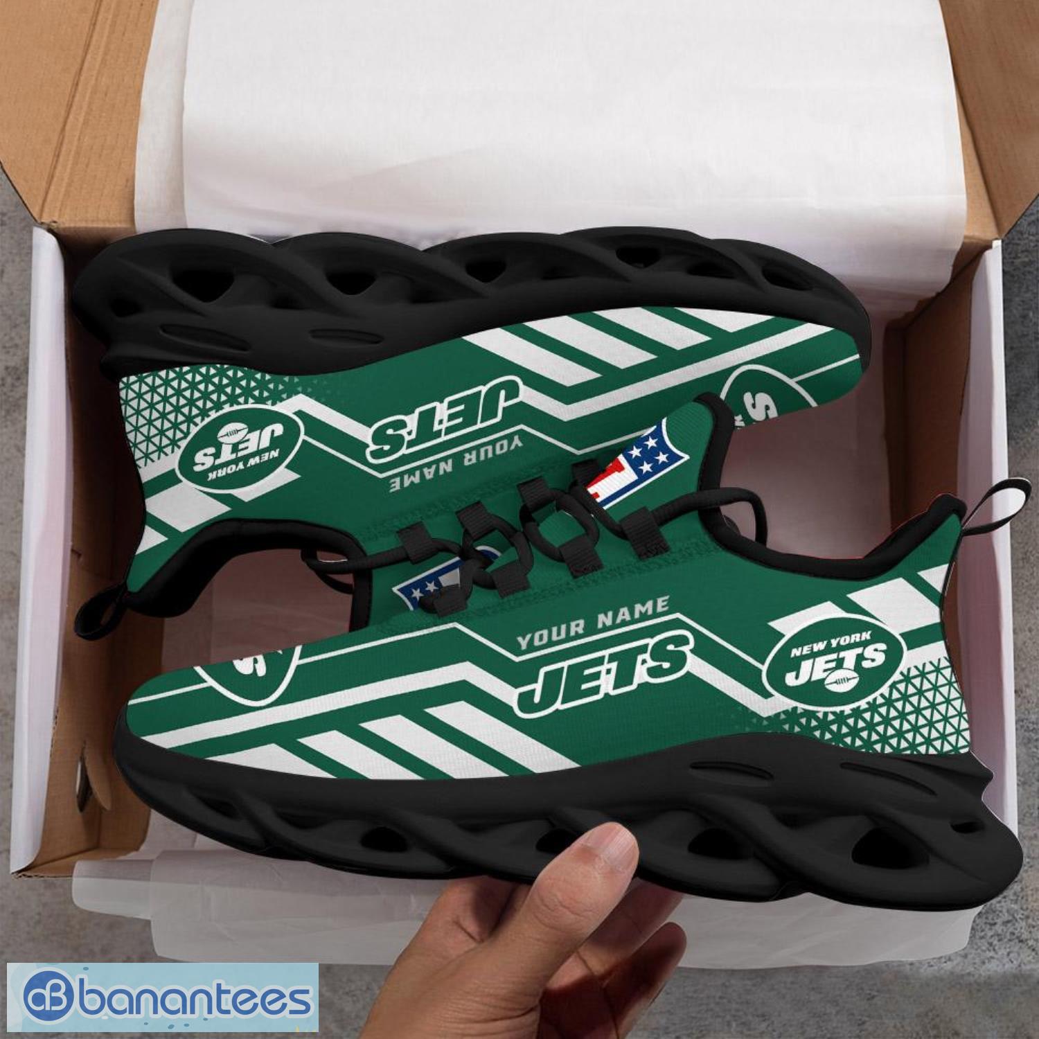 New York Jets NFL Max Soul Shoes Gift For Sport's Fans - Banantees