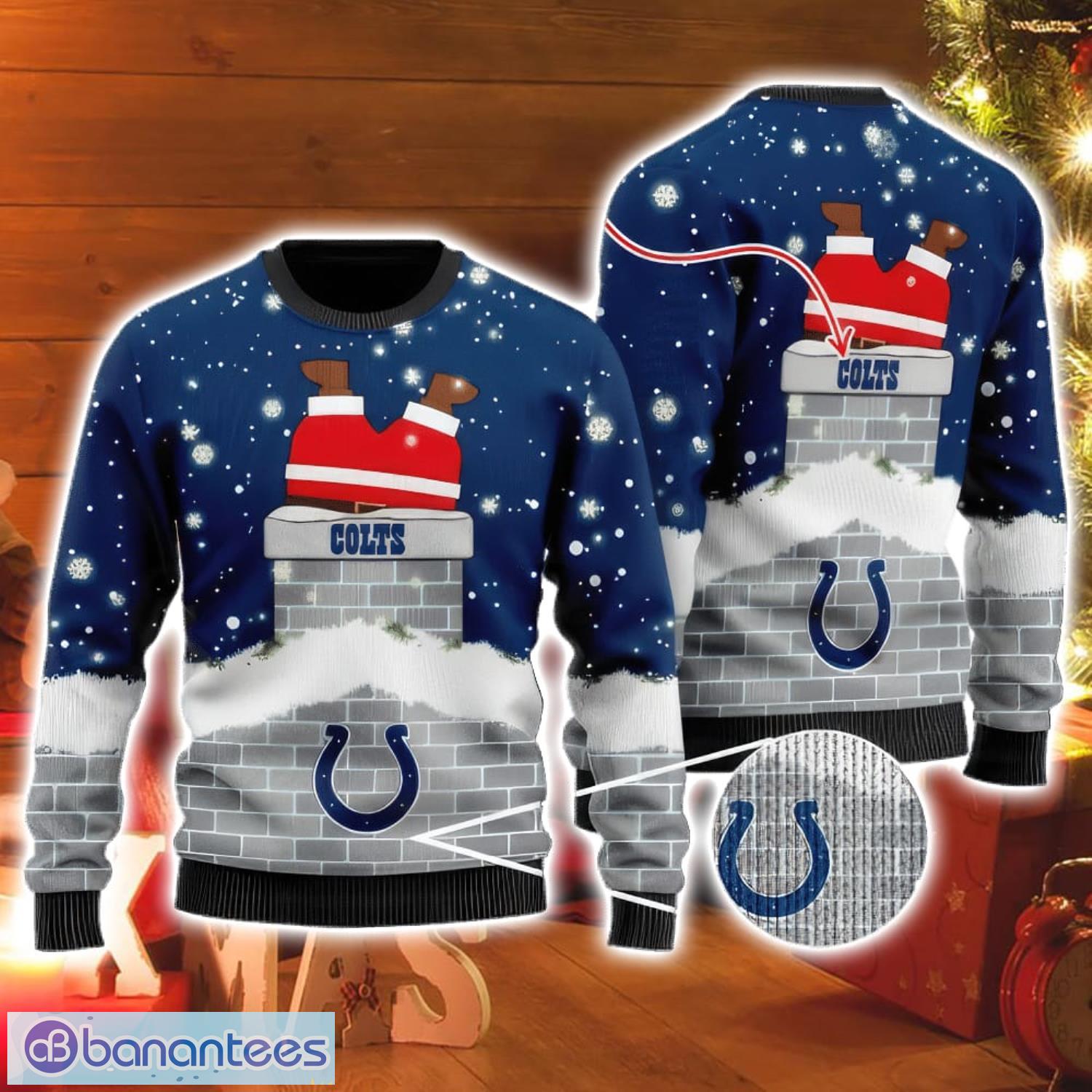 Indianapolis Colts Ugly Christmas Sweater For Fans - Banantees