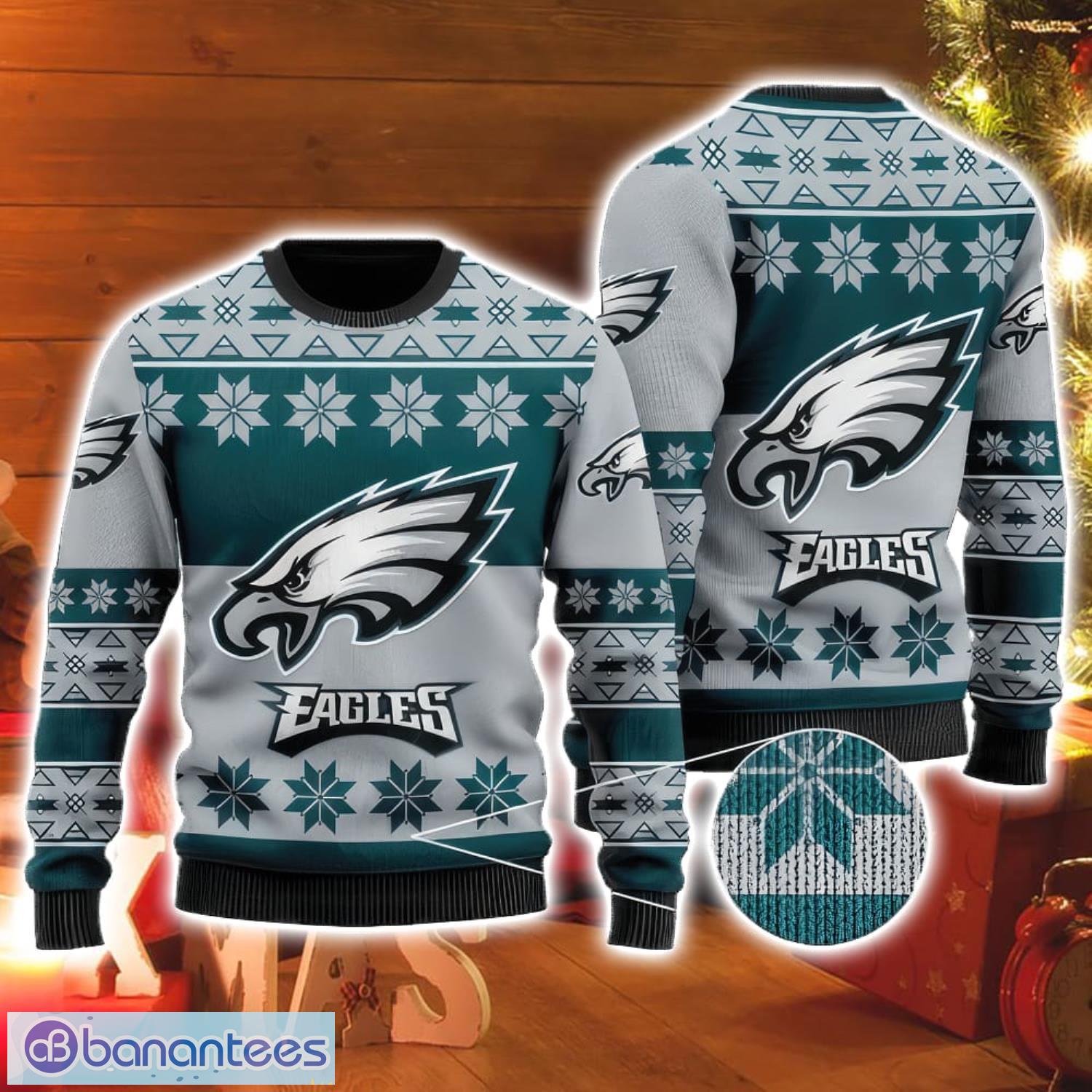 NFL Philadelphia Eagles Christmas Gift 3D Ugly Christmas Sweater