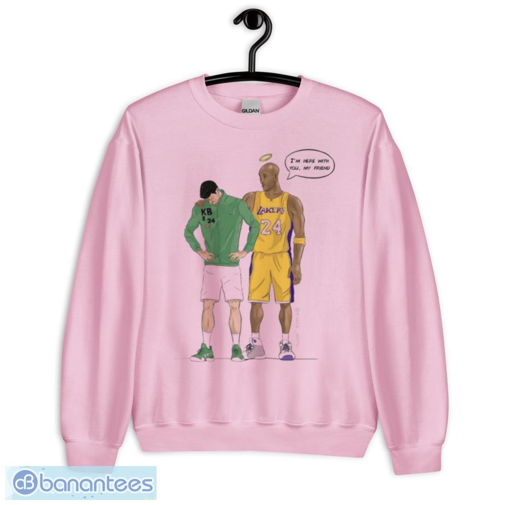 Novak Djokovic Happy birthday Kobe Bryant 2022 Memories shirt - Unisex Heavy Blend Crewneck Sweatshirt-1