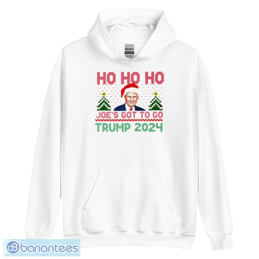 official ho ho ho joes gotta go trump 2024 ugly christmas t shirt sweatshirt hoodie 2 image Official Ho Ho Ho Joe's Gotta Go Trump 2024 Ugly Christmas T Shirt, Sweatshirt, Hoodie Product Photo