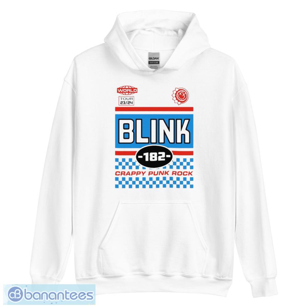 original 2023 2024 blink 182 crappy punk rock t shirt sweatshirt hoodie 2 image Original 2023-2024 Blink-182 Crappy Punk Rock T-Shirt, Sweatshirt, Hoodie - Unisex Heavy Blend Hooded Sweatshirt