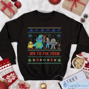 Toy Story Christmas Sweatshirt Joy to the Toys Woody And Lightyear Disneyland Christmas Product Photo 1