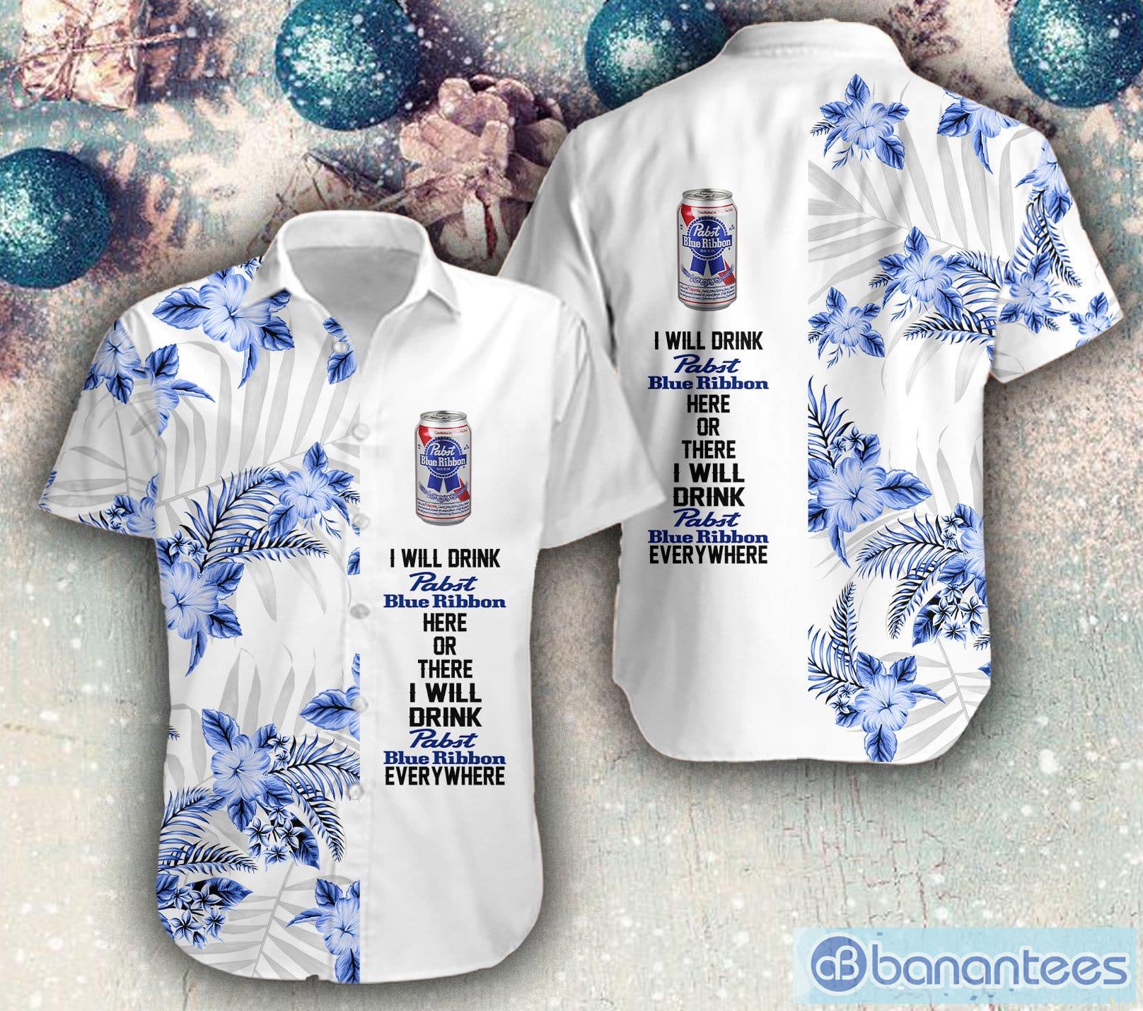 pabst blue ribbon Unisex Brand New Aloha Hawaiian Shirt Gift For