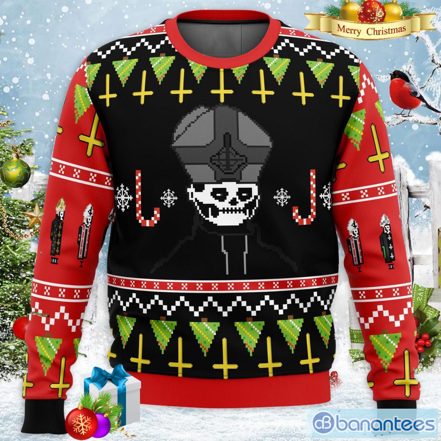 Ghost Band Ugly Christmas Sweater, Ghost Band Ugly Sweater - Banantees