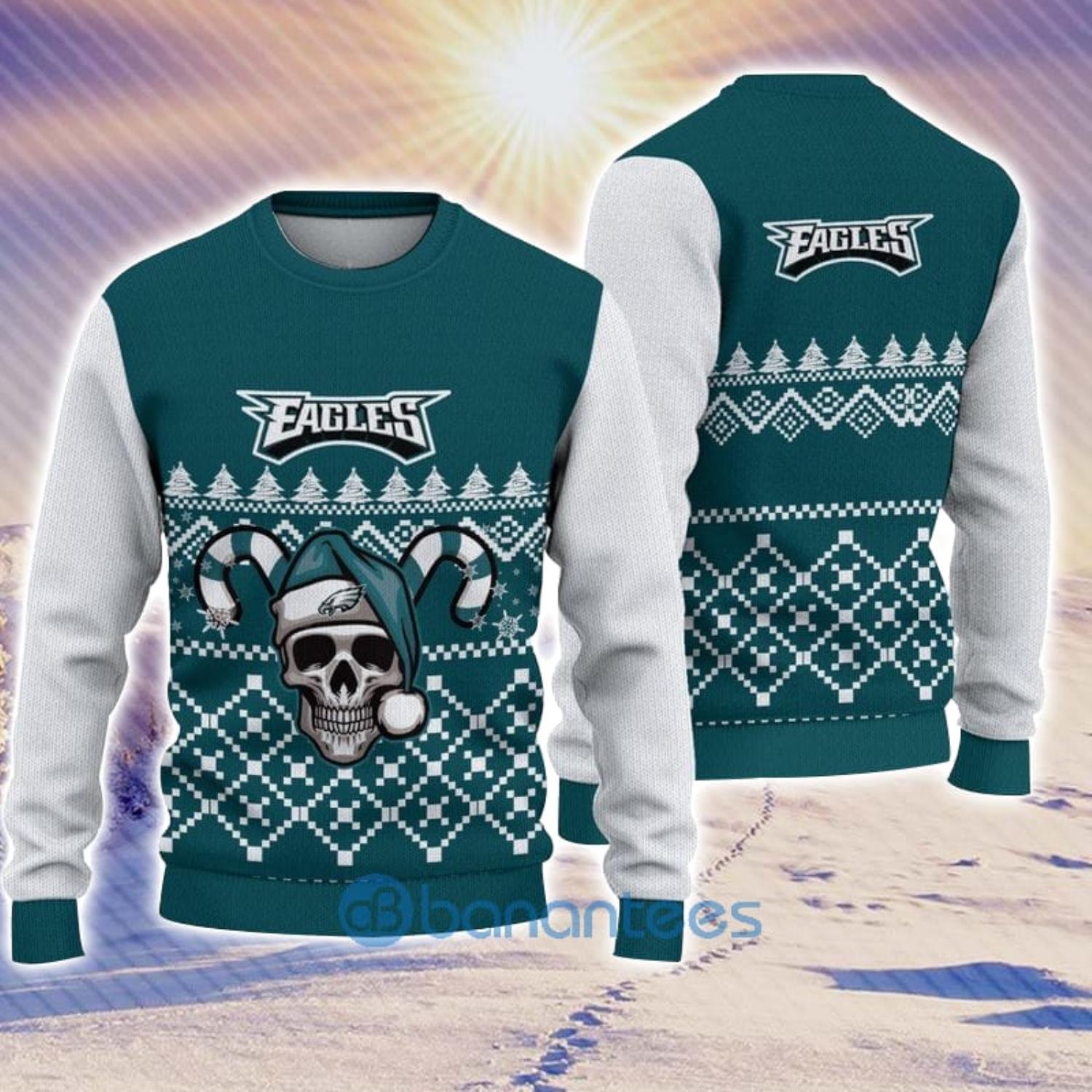 Eagles Christmas Sweater Skull Wings Philadelphia Eagles Gift -  Personalized Gifts: Family, Sports, Occasions, Trending