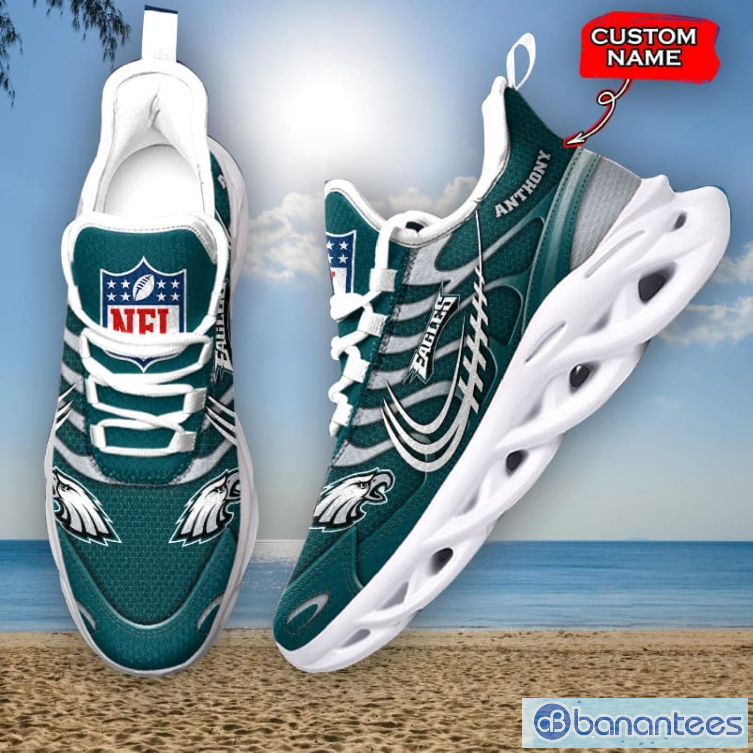 Philadelphia Eagles 2023 Design Max Soul Shoes For Men And Women - Banantees