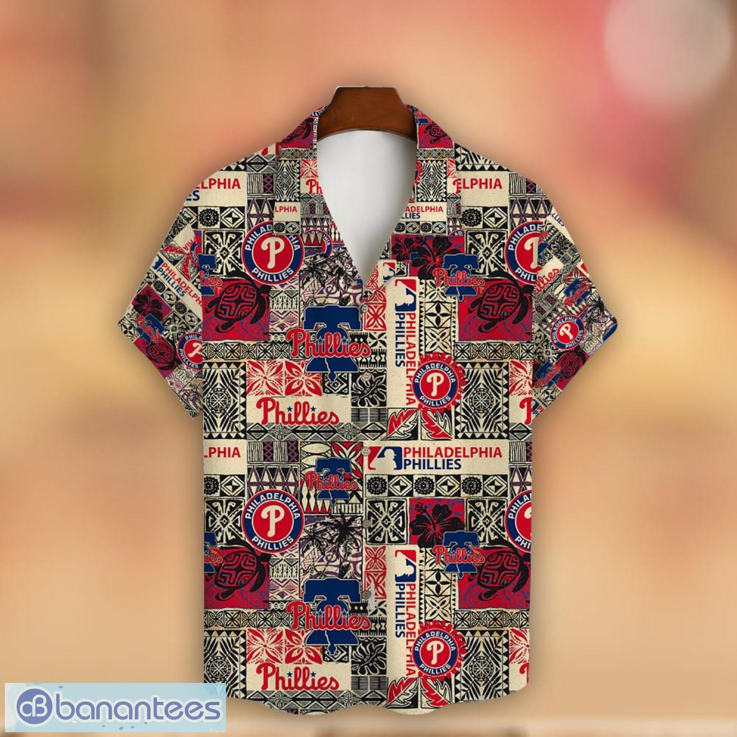 Philadelphia Phillies MLB Custom Name Flower And Leaf Pattern Tropical  Hawaiian Shirt - Banantees