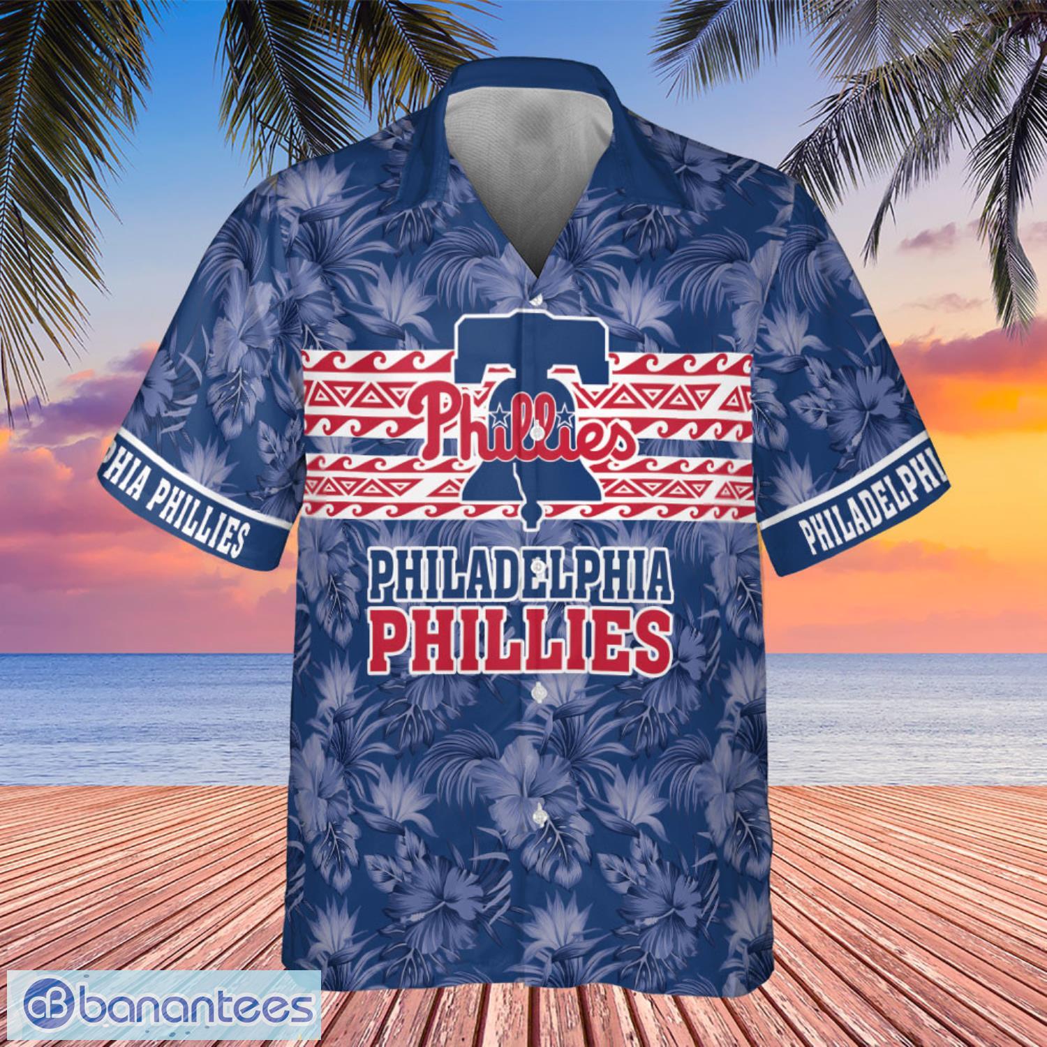 Philadelphia Phillies Major League Baseball 3D Print Hawaiian
