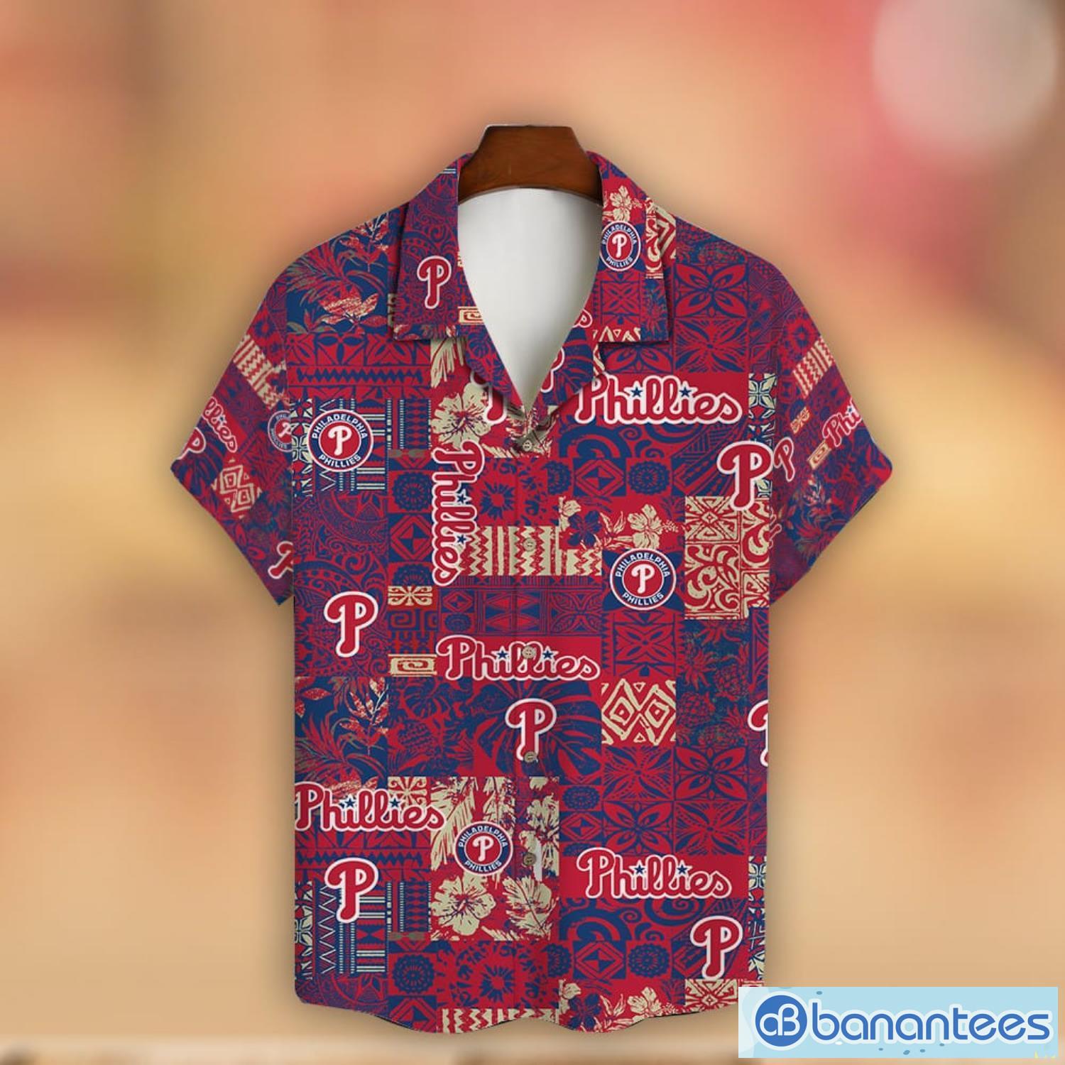 Philadelphia Phillies MLB Custom Name Aloha Hawaiian Shirt For Men