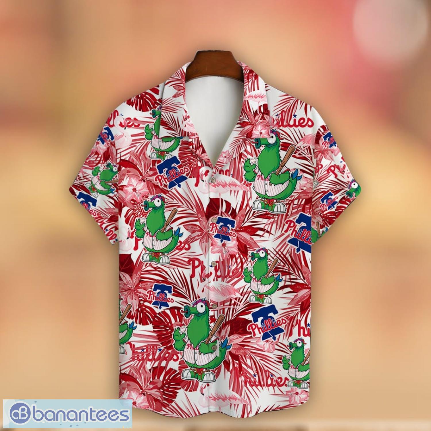 Philadelphia Phillies Major League Baseball Logo 3D Print Hawaiian Shirt  For Men And Women