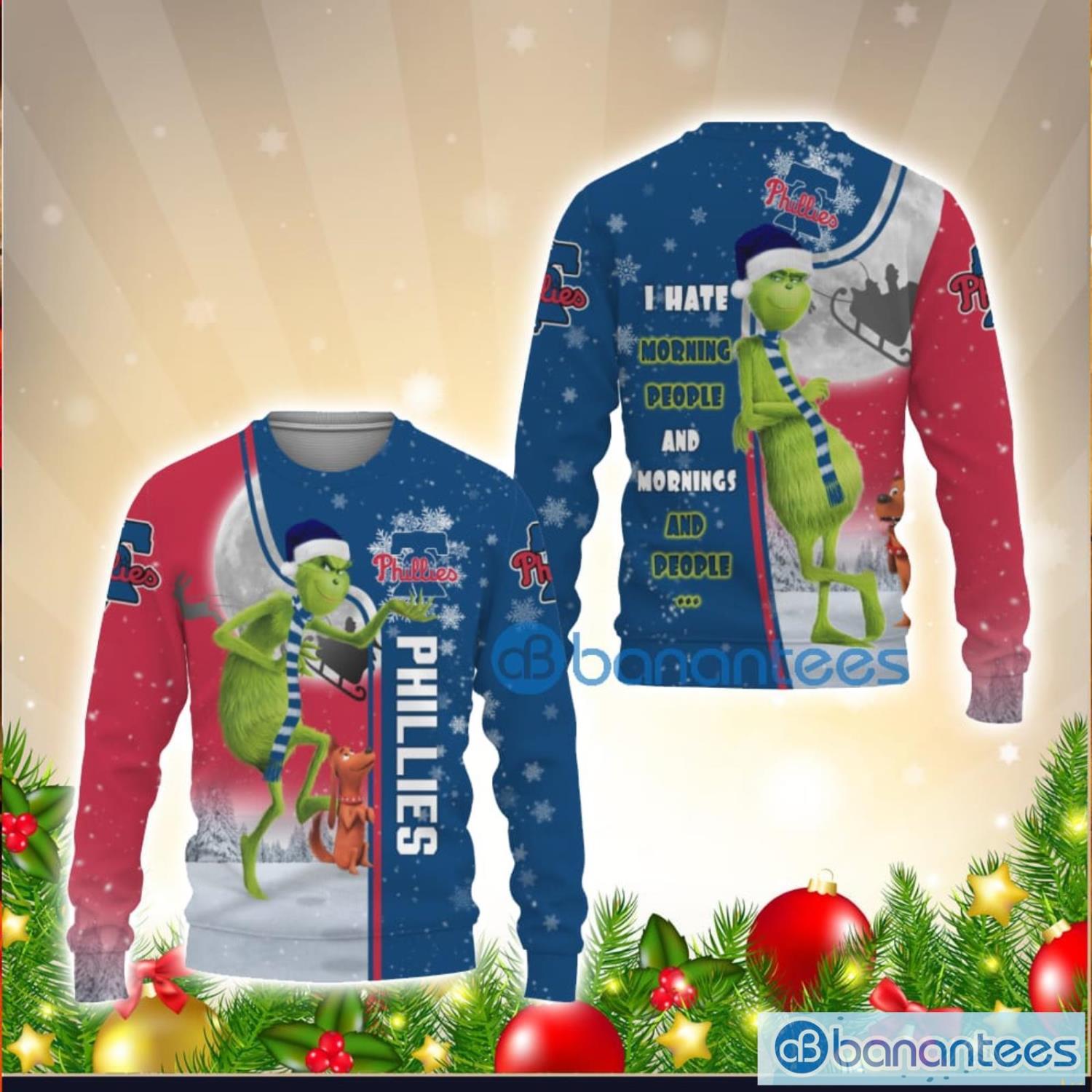 Pittsburgh Pirates Funny Grinch Ugly Sweater Gift For Christmas