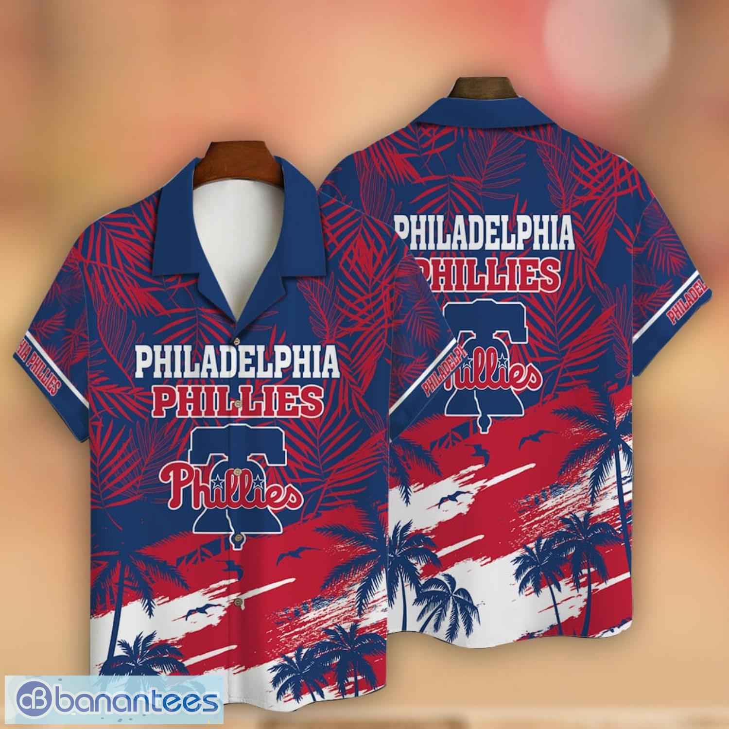 Phillies Aloha Button Down Hawaiian Shirt Phillies Hawaiian Shirt