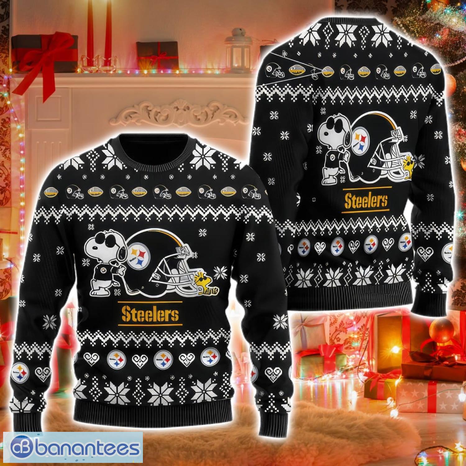 Pittsburgh Steelers Snoopy NFL Christmas Ugly Sweater Gift For Fans