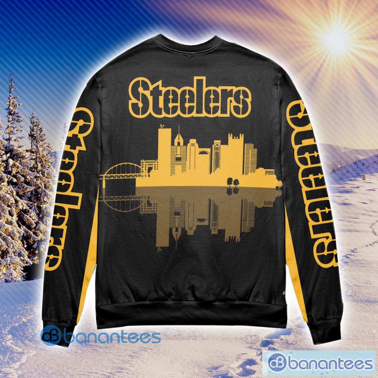 NFL Pittsburgh Steelers New Season Celebrate Ugly Christmas 3D Sweater -  Banantees