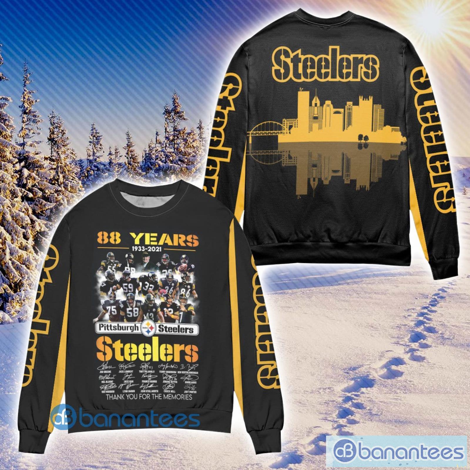 Steelers Christmas Sweater Touchdown Pittsburgh Steelers Gift