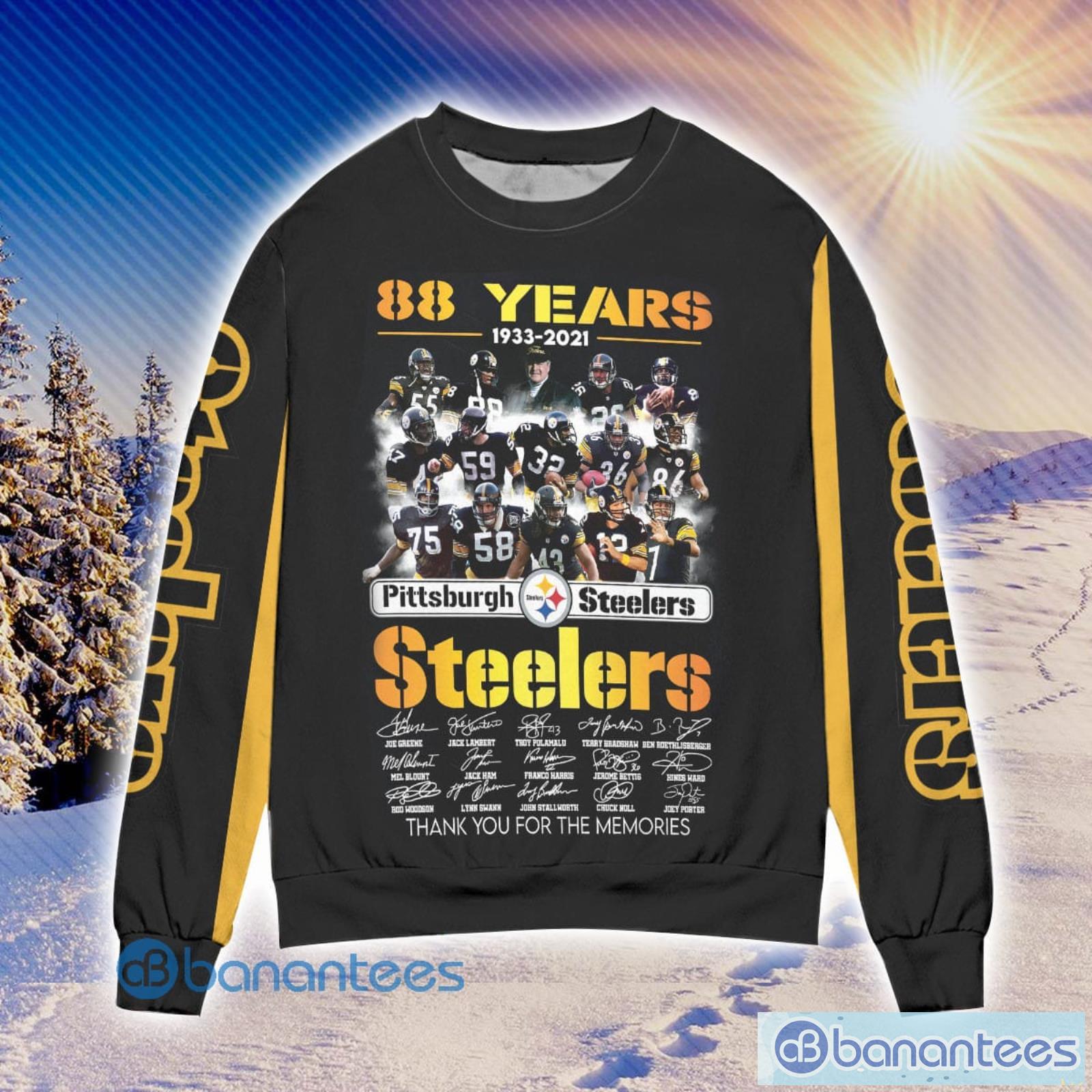 NFL Pittsburgh Steelers New Season Celebrate Ugly Christmas 3D Sweater -  Banantees