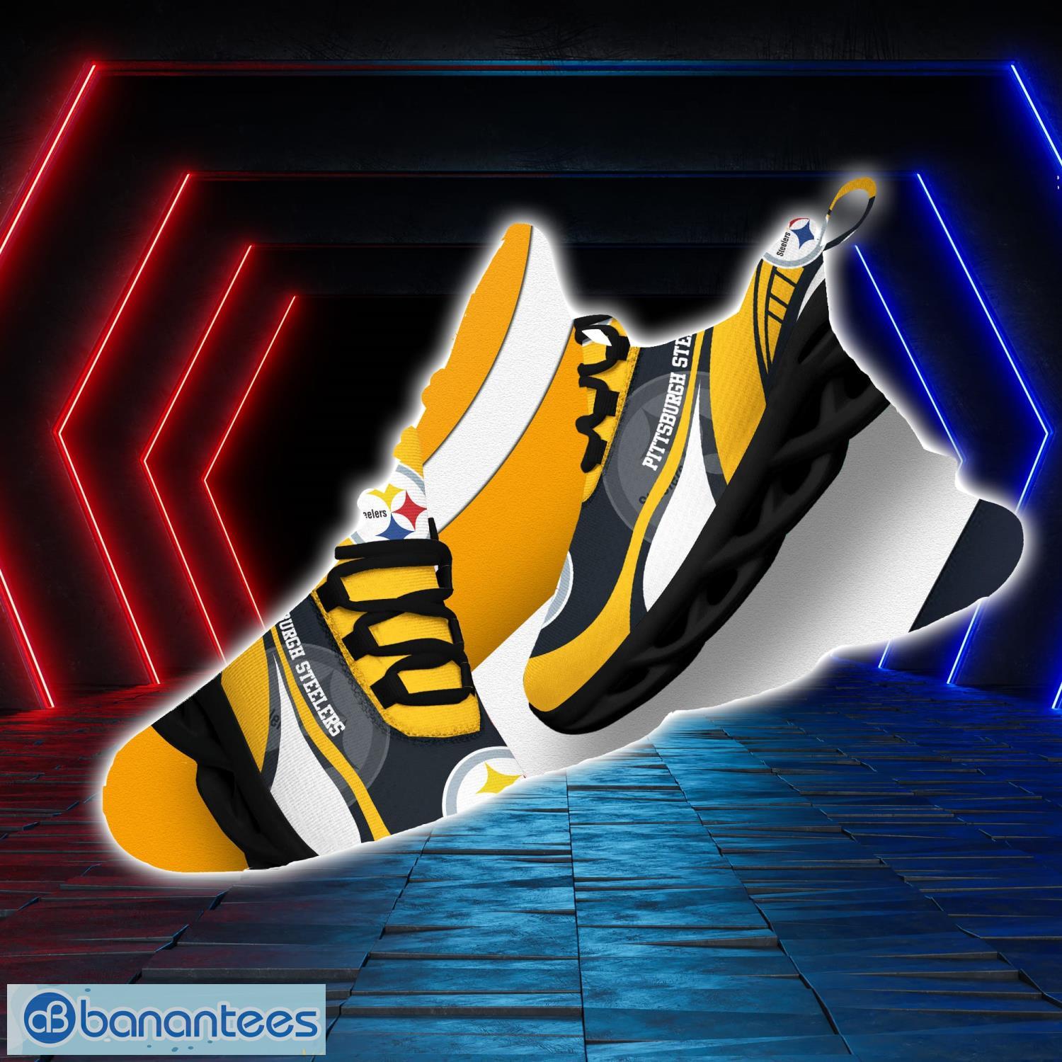 Pittsburgh Steelers Sneakers Max Soul Sneakers Sport Gift For Men And Women - Pittsburgh Steelers Sneakers Max Soul Trending Summer 51190_5