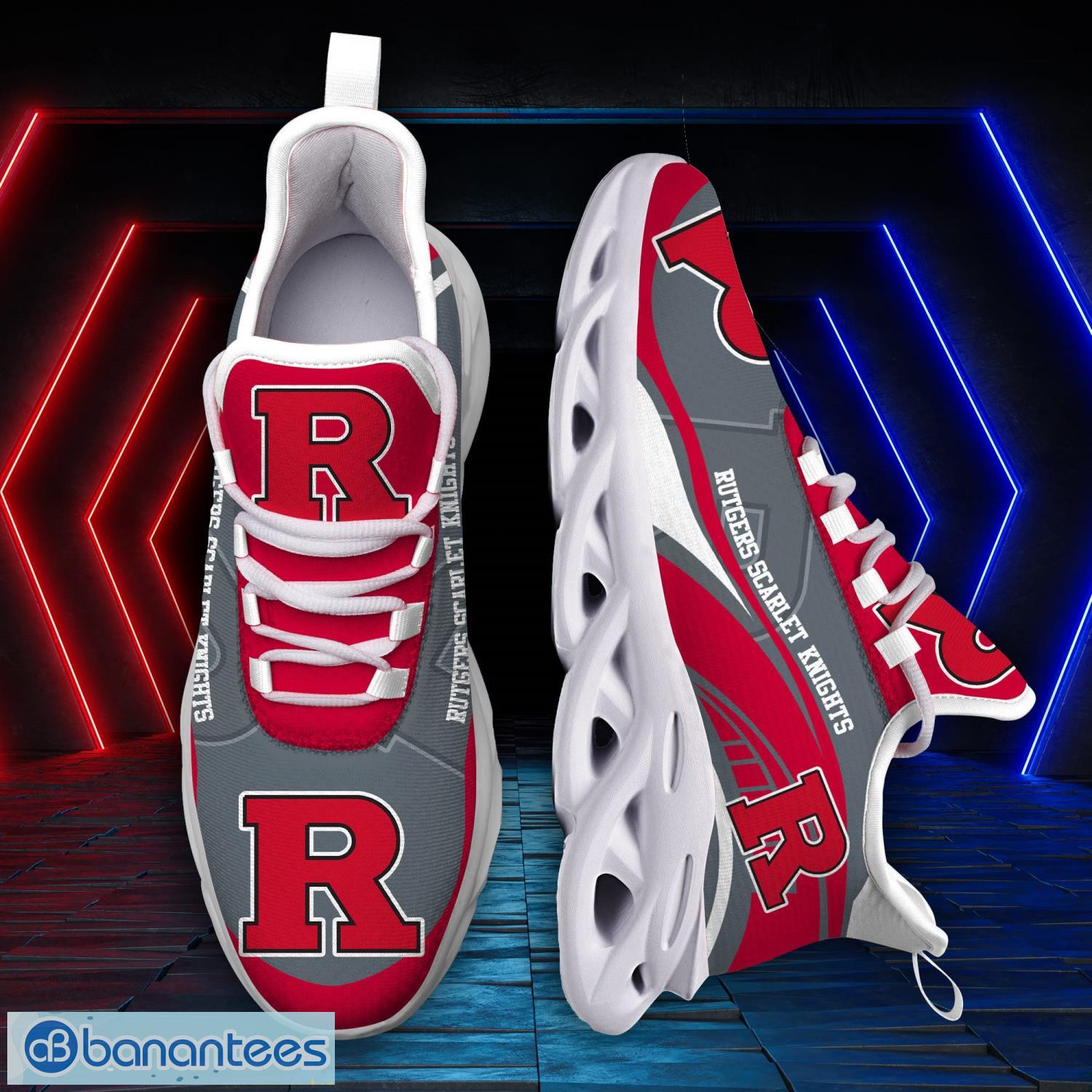 Rutgers Scarlet Knights Sneakers Max Soul Sneakers Sport Gift For Men And Women - Rutgers Scarlet Knights Sneakers Max Soul Trending Summer 51190_4