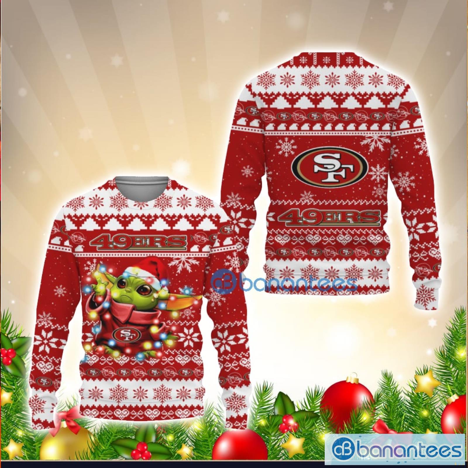 San Francisco Sweater San Francisco 49ers Football Team Holiday Ugly  Christmas Sweater