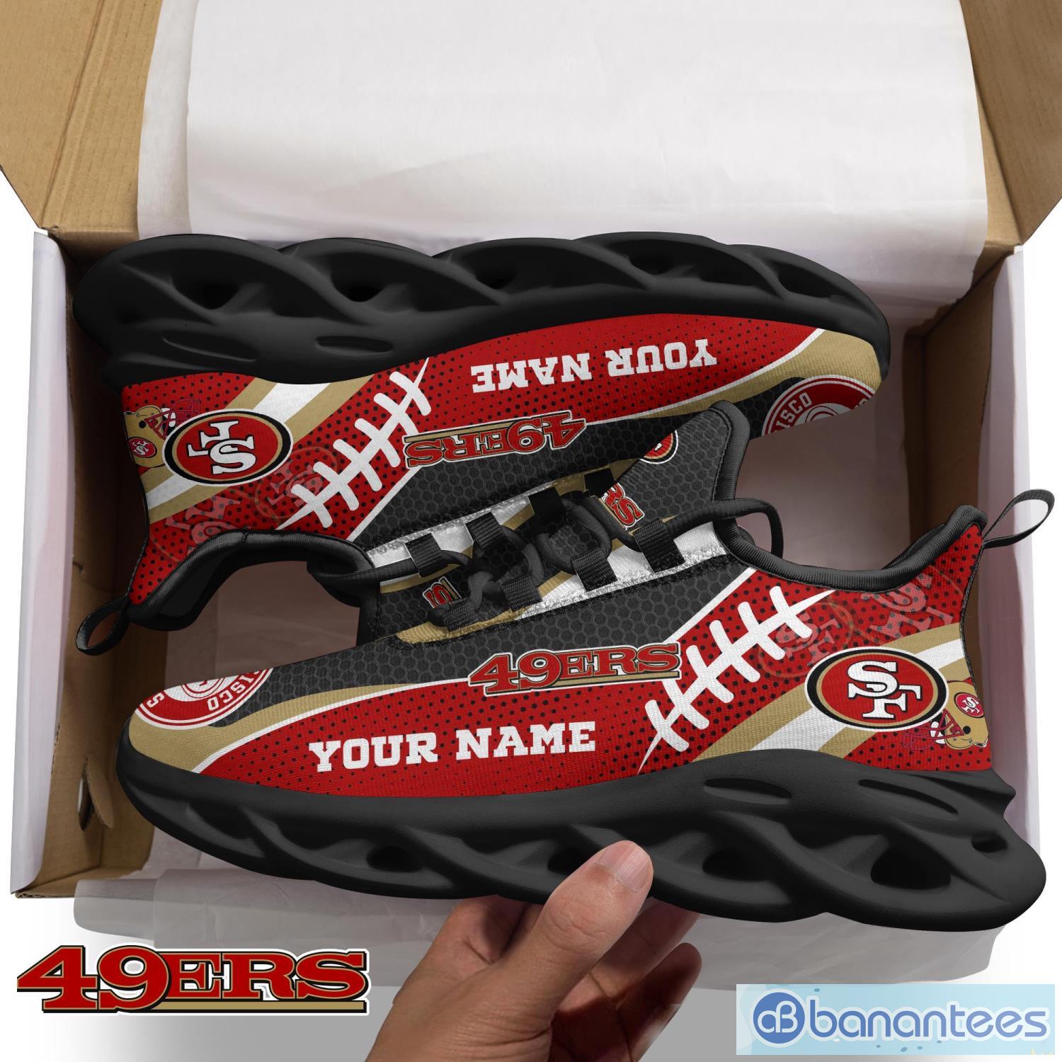 San Francisco 49ers Design Max Soul Shoes For Men And Women - Banantees