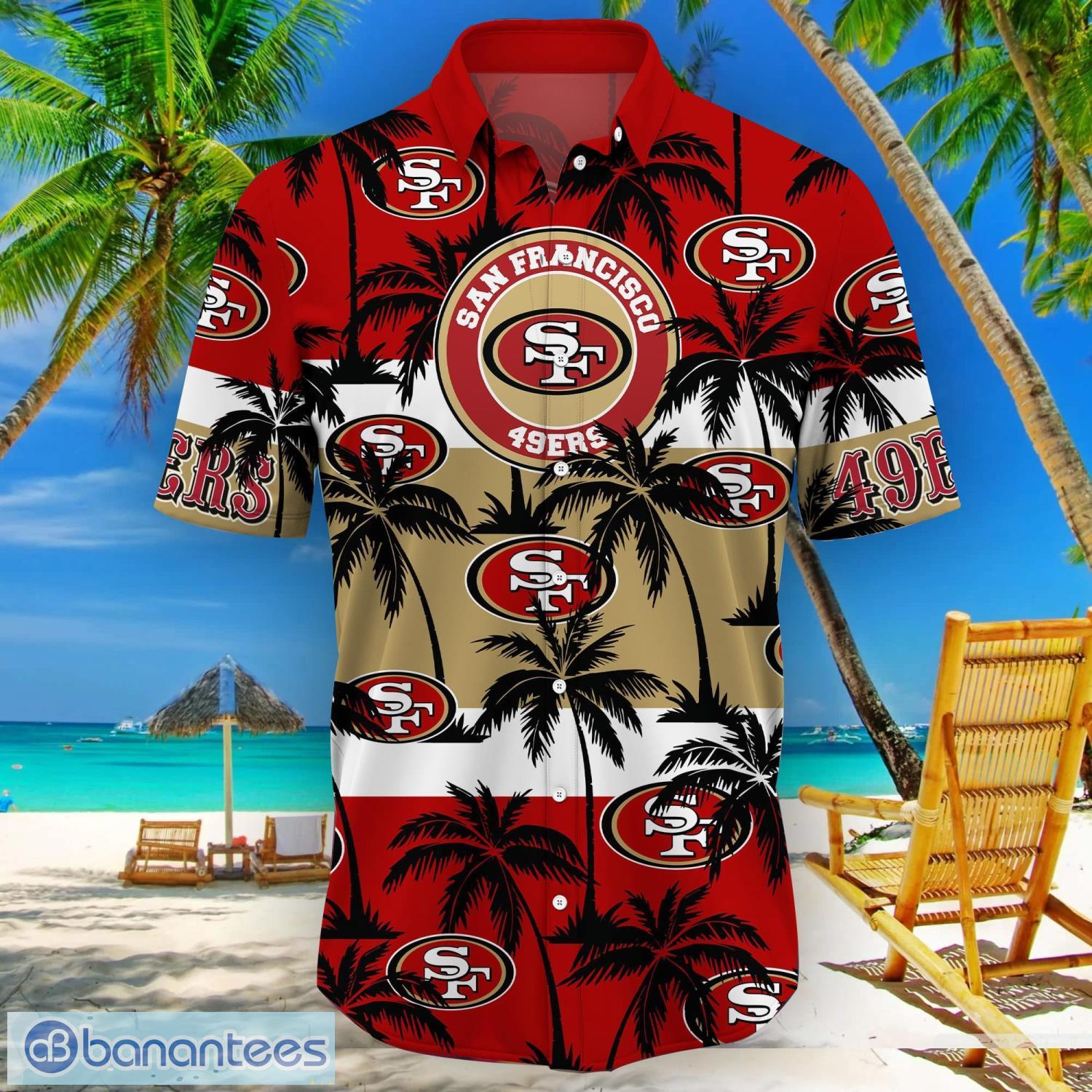 San Francisco 49ers Summer Hawaiian Shirt And Shorts - Banantees