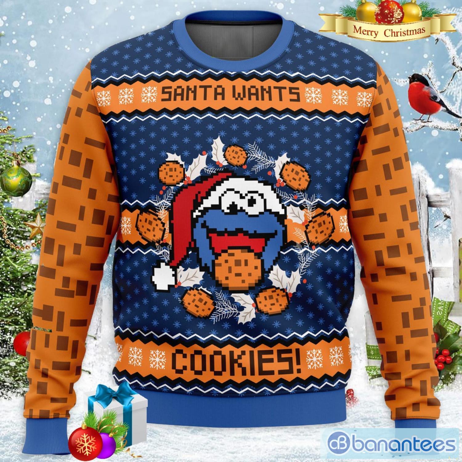 Santa wants cookies! Ugly Christmas Sweater - Banantees