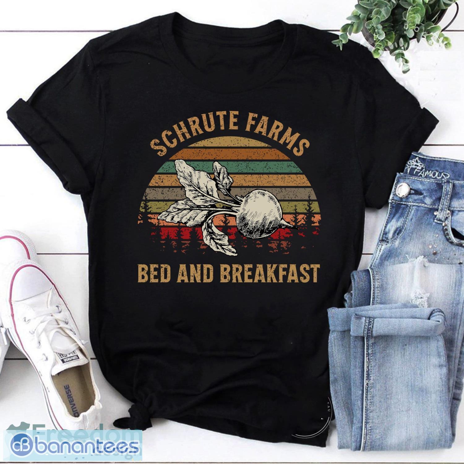 Schrute Farms Vintage T-Shirt – Funny Gardening Shirt Schrute Lover Shirt For Garden Shirt Love Garden Shirt Product Photo 1