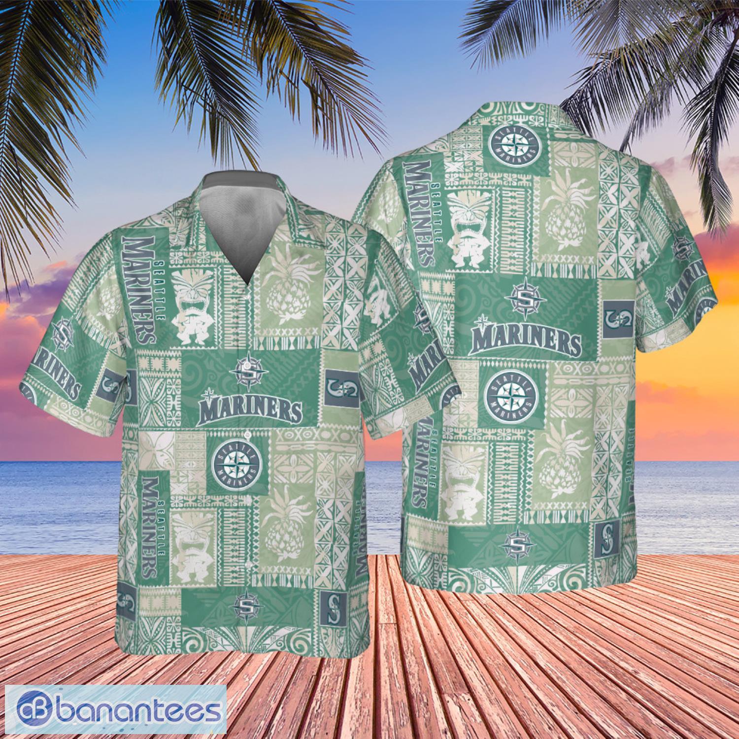 Mlb Seattle Mariners Summer Hawaiian Shirt And Shorts - Banantees