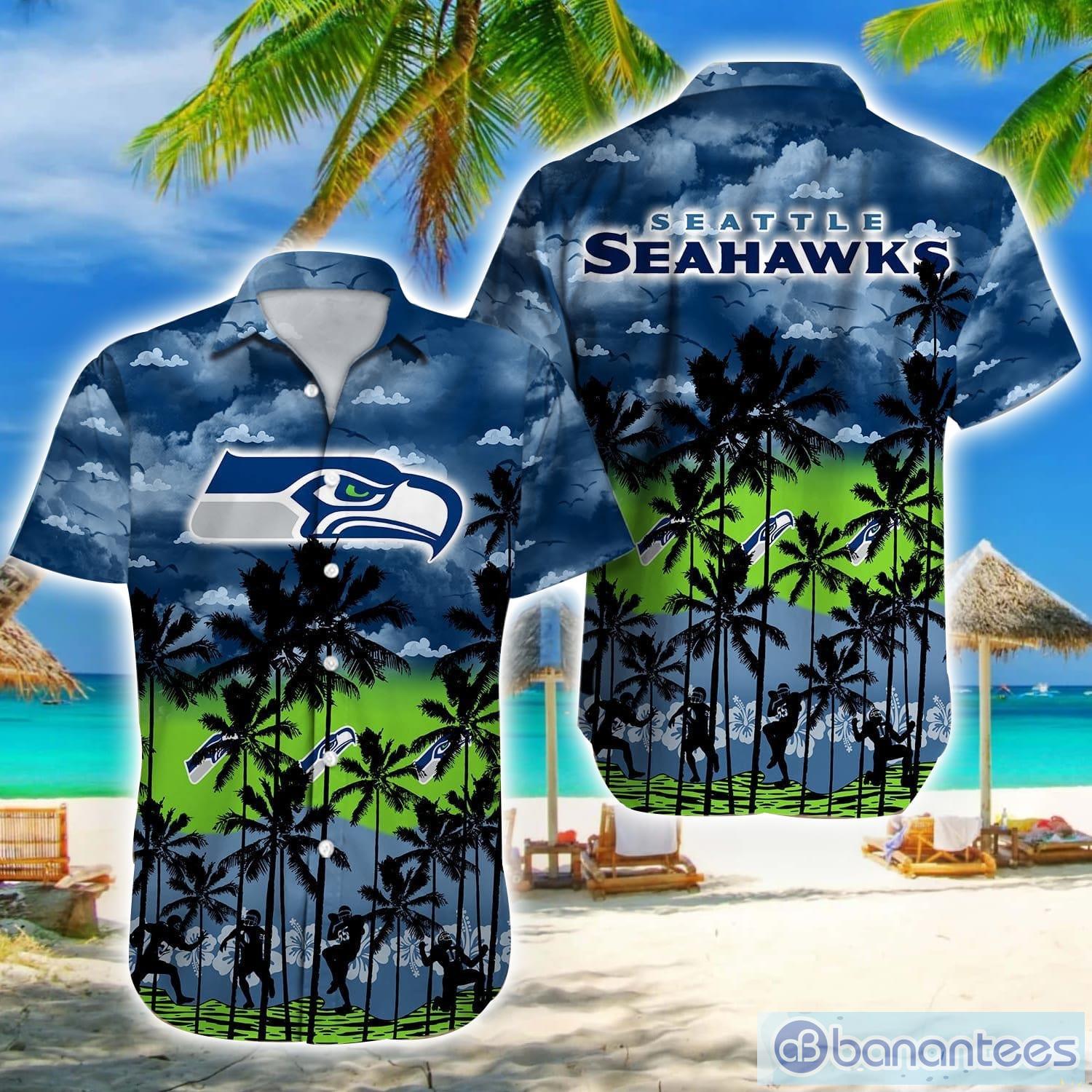 Seattle Seahawks NFL Hawaiian Shirt Beach Vibes Aloha Shirt