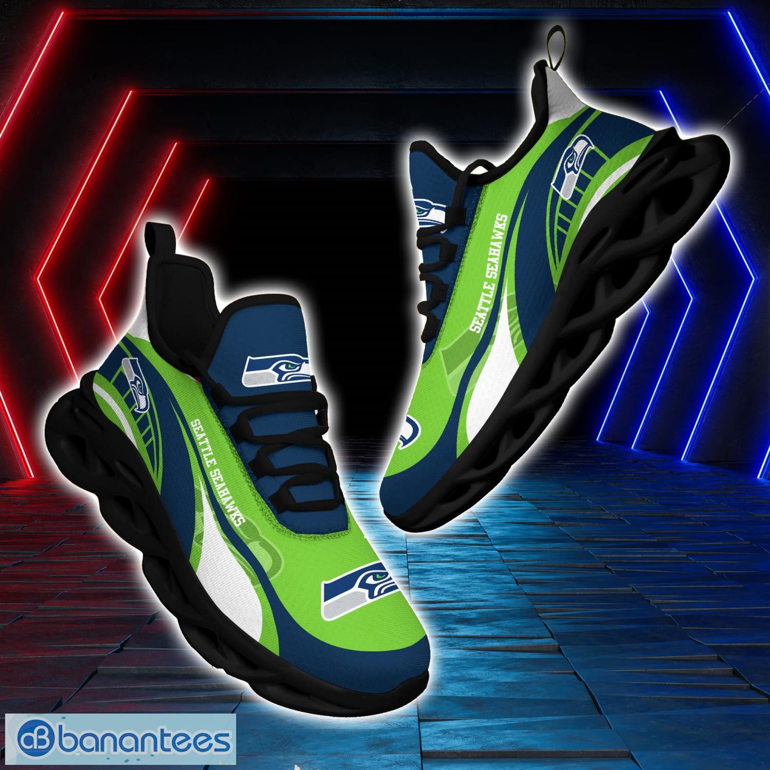 Seattle Seahawks Sneakers Max Soul Sneakers Sport Gift For Men And Women - Seattle Seahawks Sneakers Max Soul Trending Summer 51190_5
