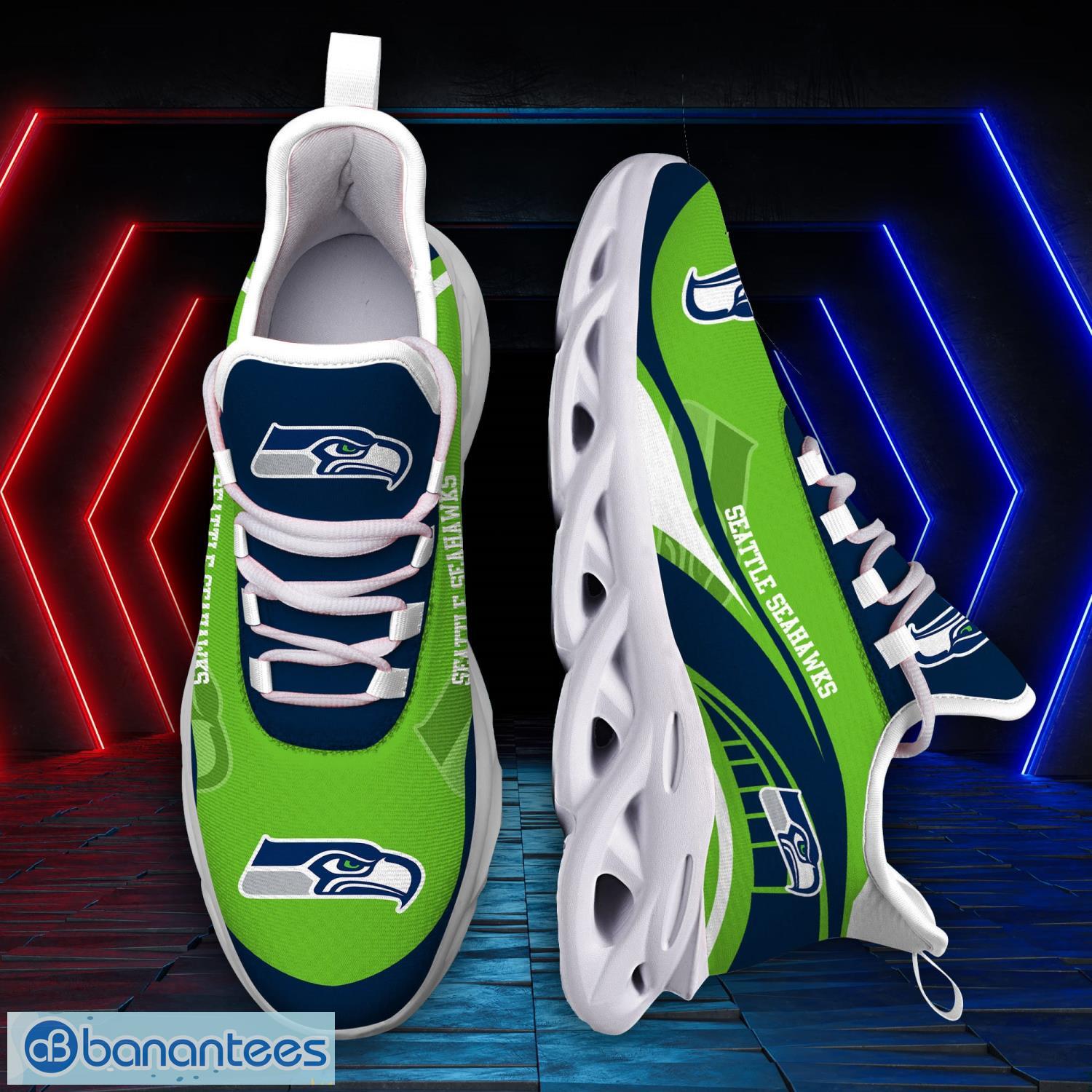 Seattle Seahawks Sneakers Max Soul Sneakers Sport Gift For Men And Women - Seattle Seahawks Sneakers Max Soul Trending Summer 51190_4