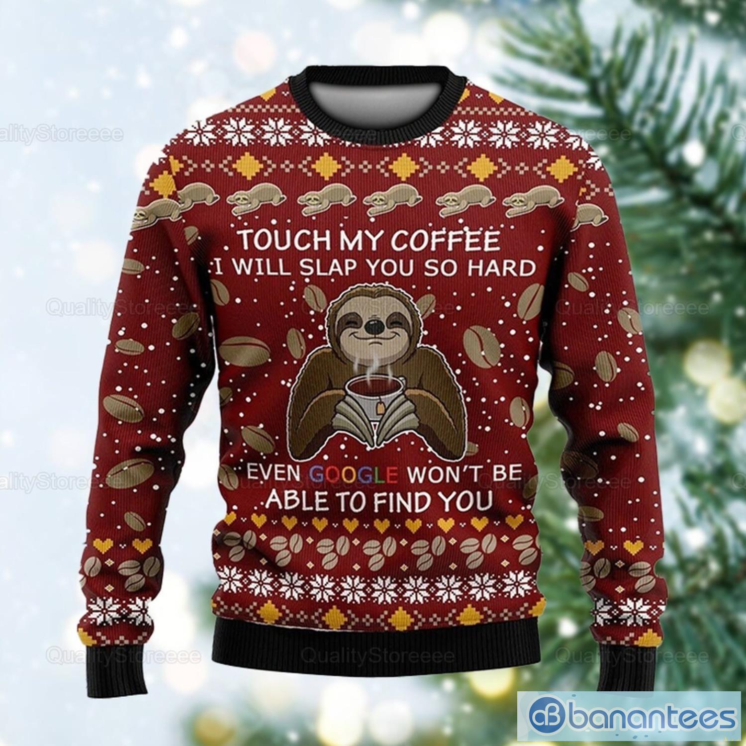 Sloth Cute Christmas Sweater Xmas Christmas Gift Vacation Gifts Product Photo 1