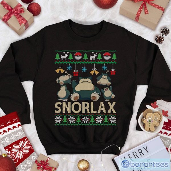 Snorlax Sweatshirt Snorlax T Shirt Snorlax Christmas Snorlax Shirt Christmas Xmas Gifts Product Photo 1