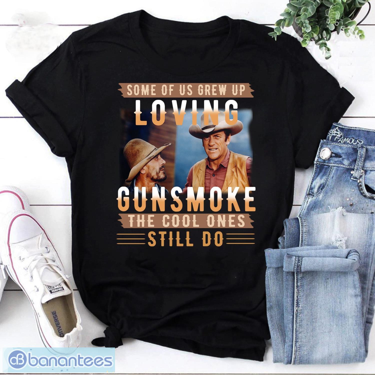 Some Of Us Grew Up Loving Gunsmoke The Cool Ones Still Do Vintage T-Shirt Gunsmoke Shirt Product Photo 1