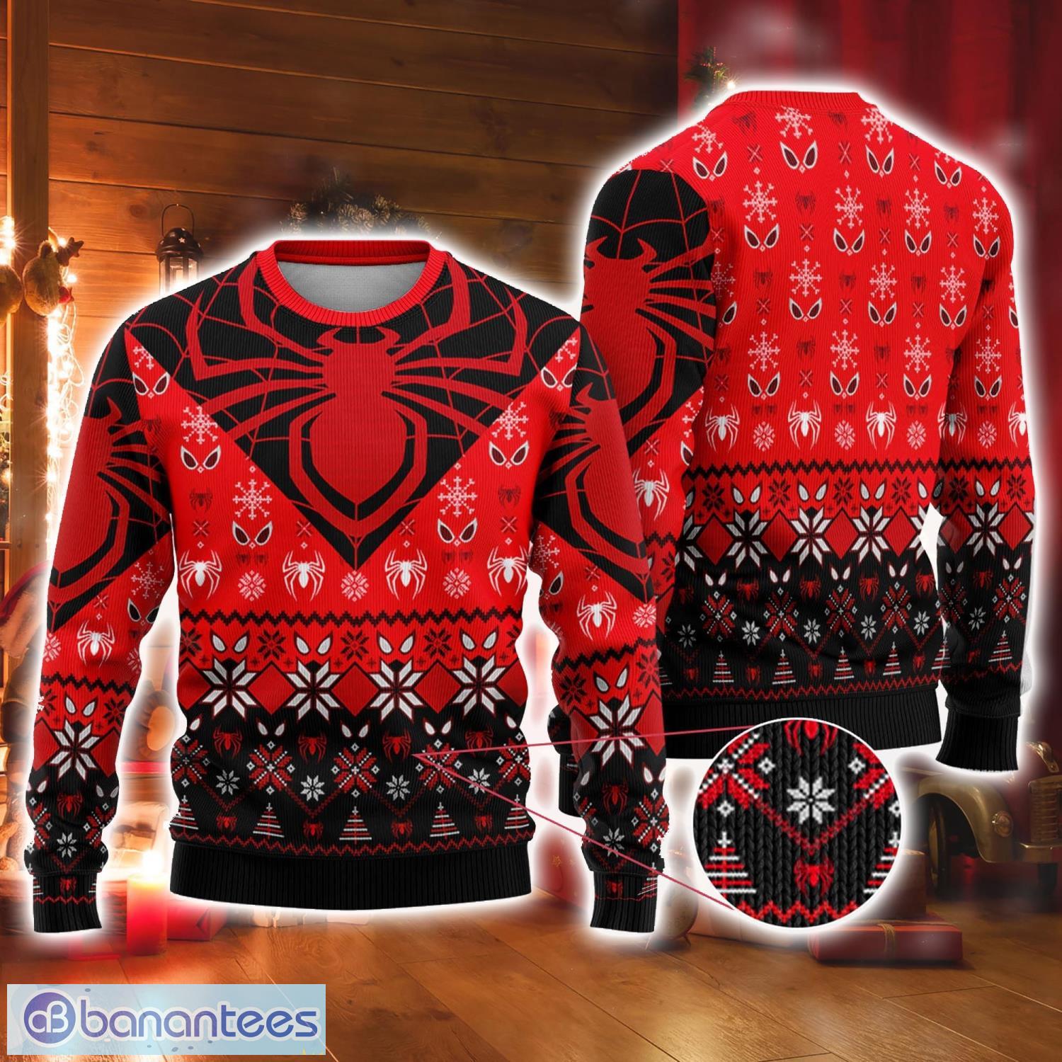 Spider-Mans Ugly Christmas Sweater Xmas Gifts Product Photo 1