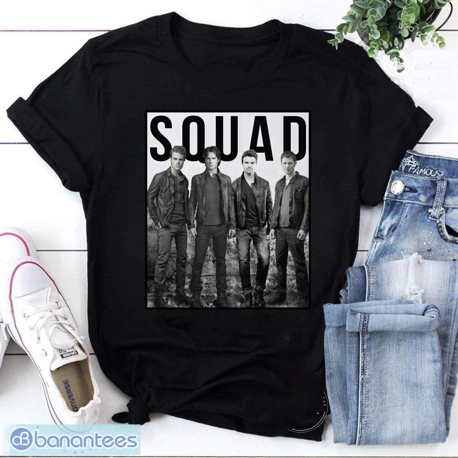 Squad The Vampire Diaries Vintage T-Shirt The Vampire Diaries Shirt The Vampire Diaries Movies Shirt Product Photo 1