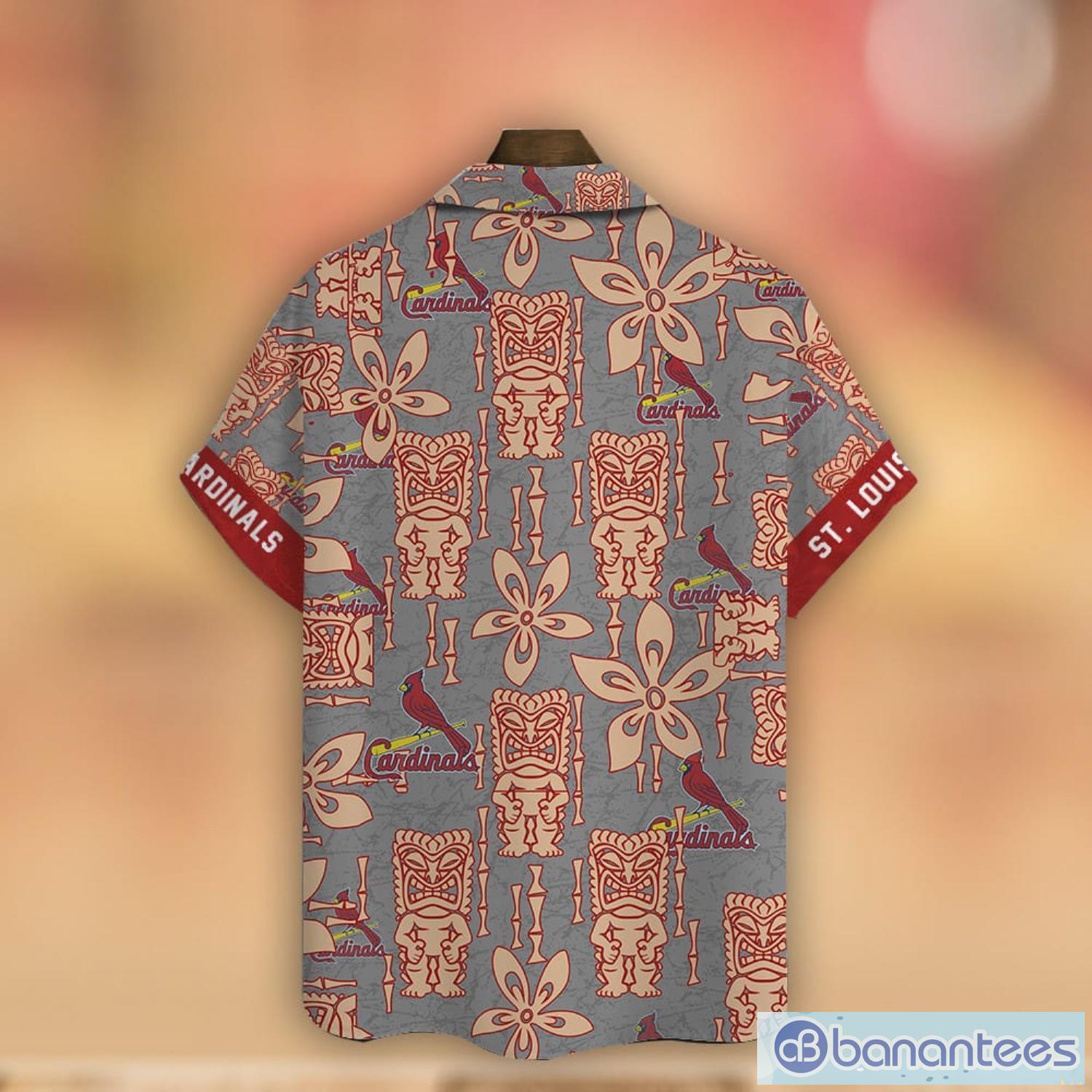 St Louis Cardinals Flamingo Hawaiian Shirt And Shorts Summer Vacation Gift  - Banantees