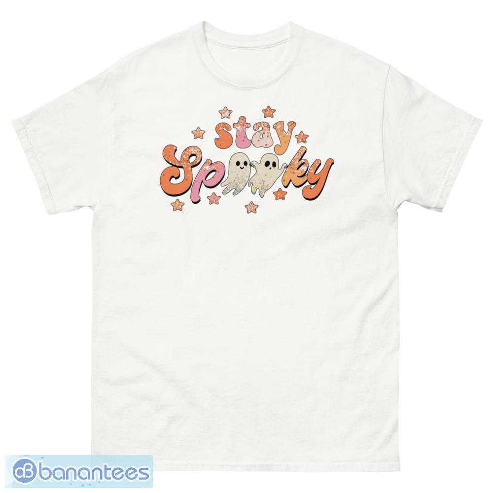 Stay Spooky Spooky Vibe Boo Ghost T-Shirt - 500 Men’s Classic Tee Gildan