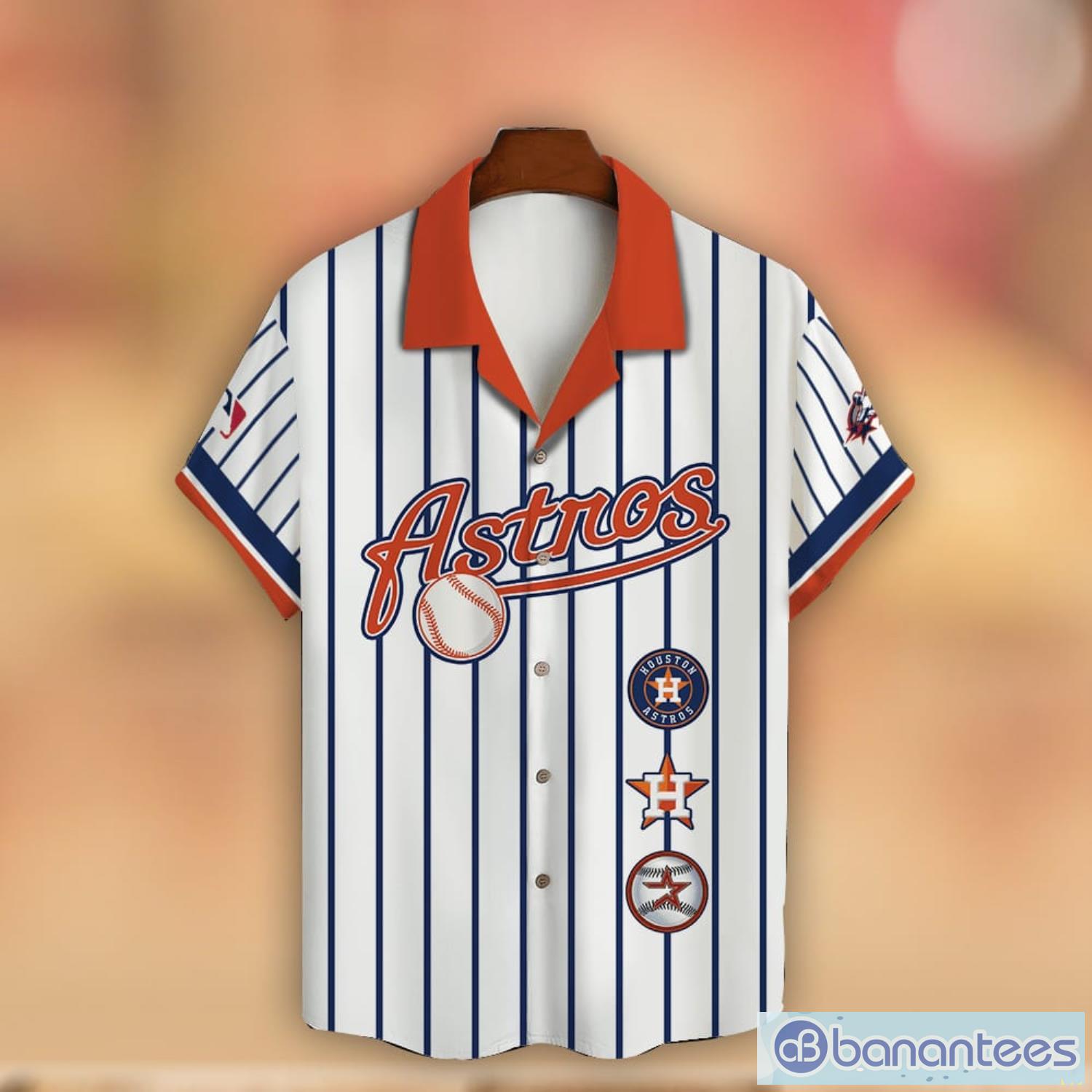 Striped Style Custom Name And Number New York Mets Baseball Cool Hawaiian Shirt New Trend For Fans Product Photo 2