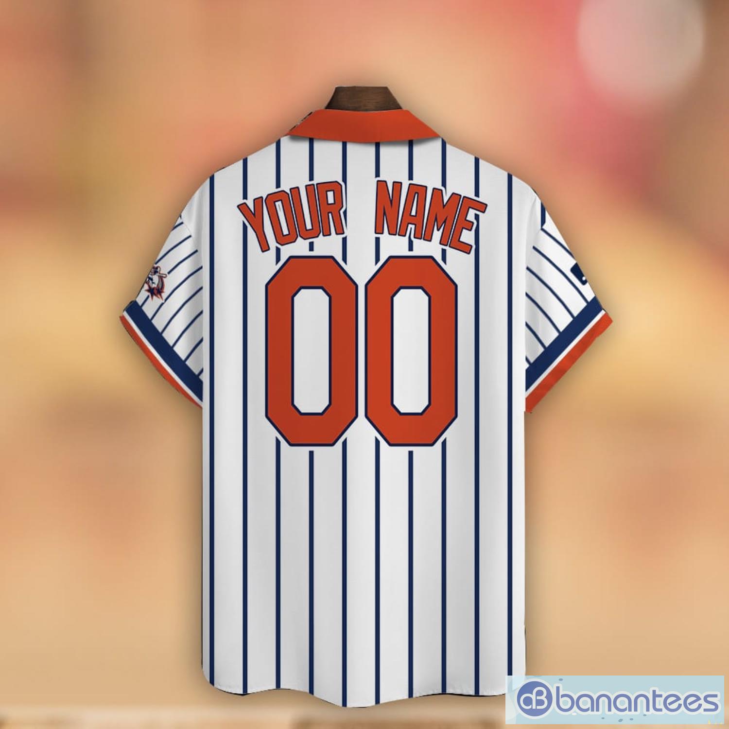 Striped Style Custom Name And Number New York Mets Baseball Cool Hawaiian Shirt New Trend For Fans Product Photo 3 Striped Style Custom Name And Number New York Mets Baseball Cool Hawaiian Shirt New Trend For Fans Product Photo 3
