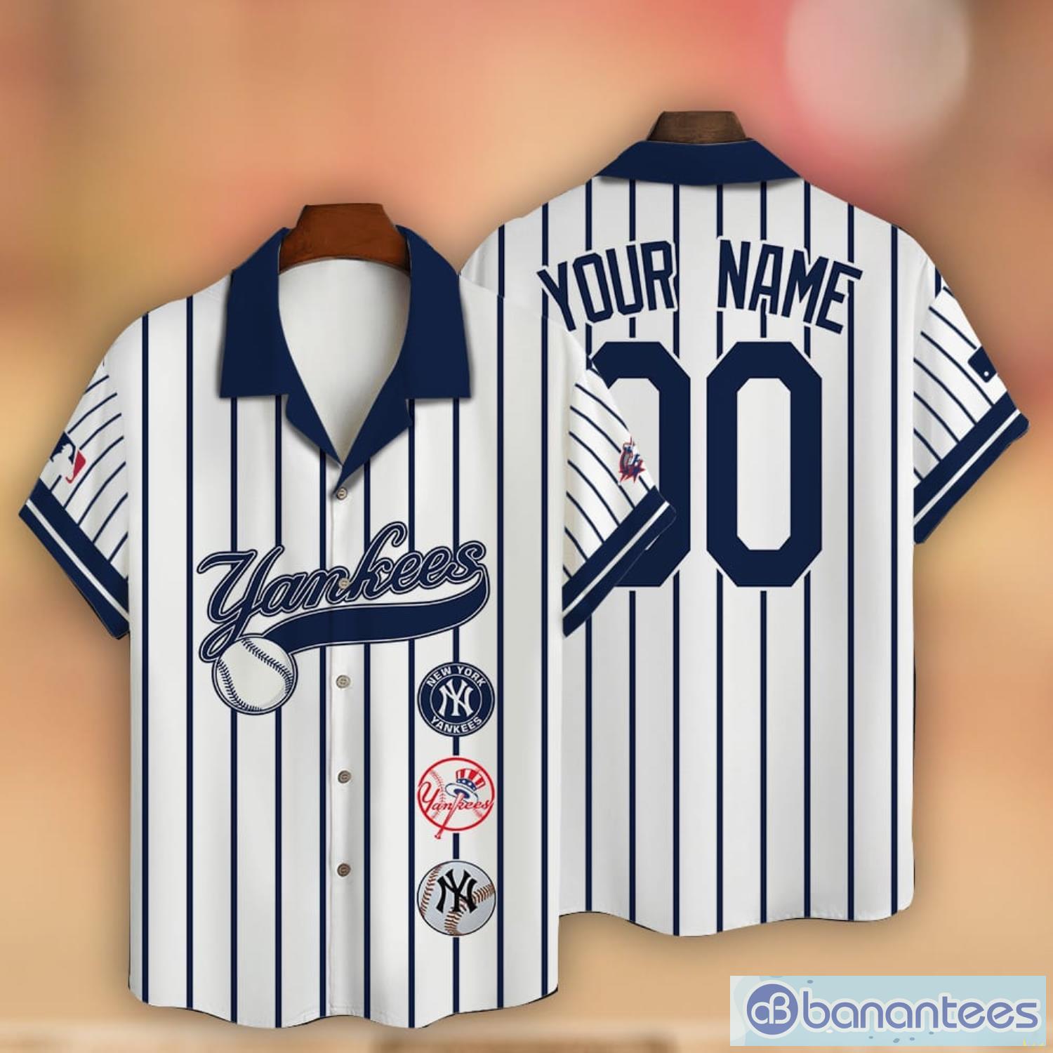 NewYork Yankees Major League Baseball Custom Name Baseball Jersey