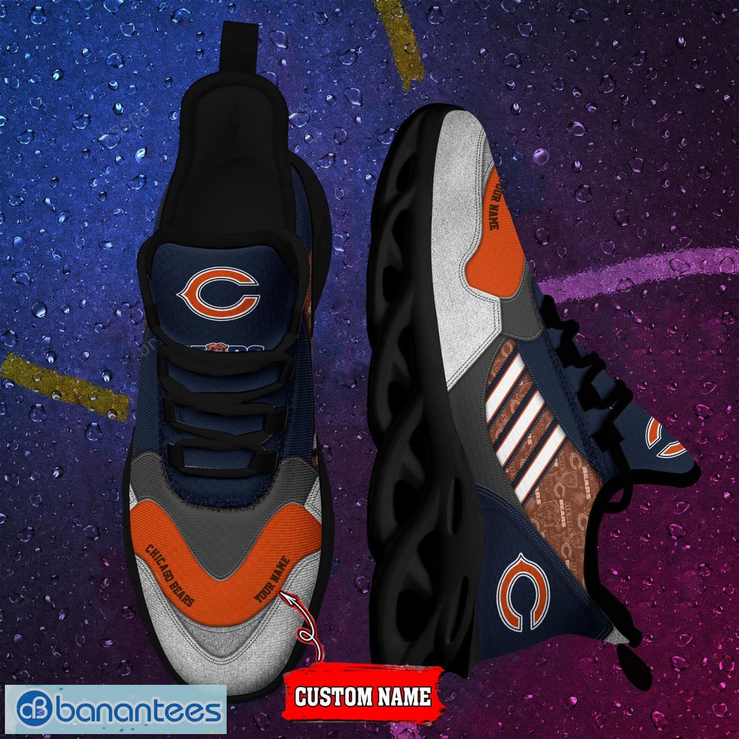 Chicago Bears NFL Max Soul Shoes Custom Name Sneakers Personalized Gifts  For NFL Fans - Banantees