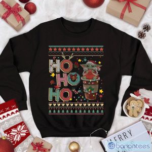 Baby Yoda Hohoho Christmas Sweatshirt Product Photo 1