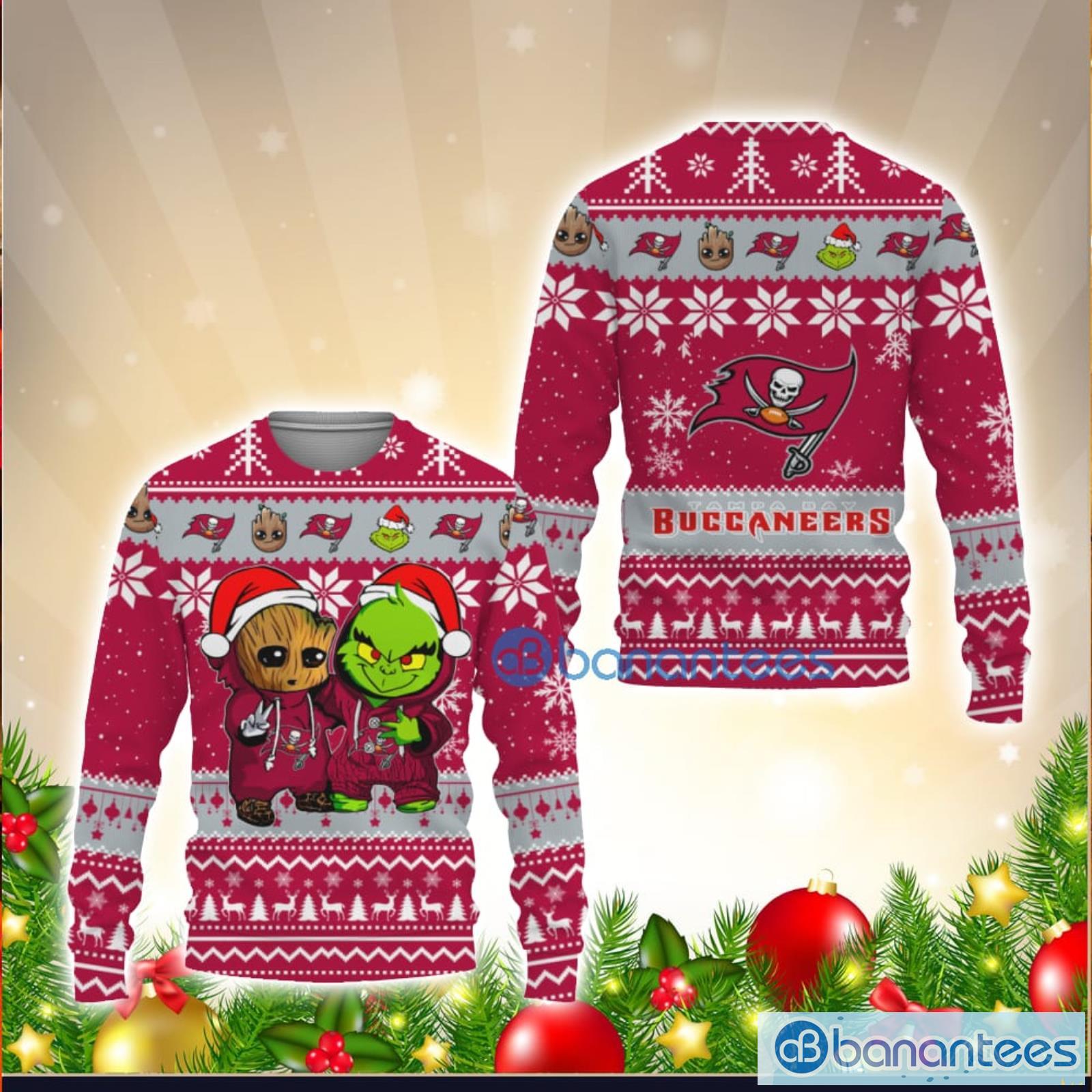 Tampa Bay Buccaneers Christmas Pattern Ugly Christmas Sweater Christmas  Gift - Banantees