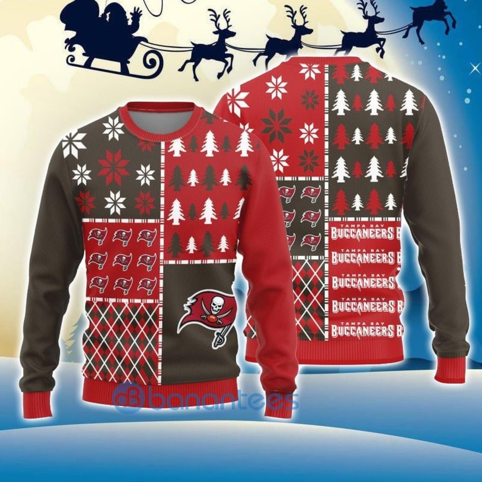 NFL Tampa Bay Buccaneers New Season Apparel Ugly Christmas 3D Sweater -  Banantees