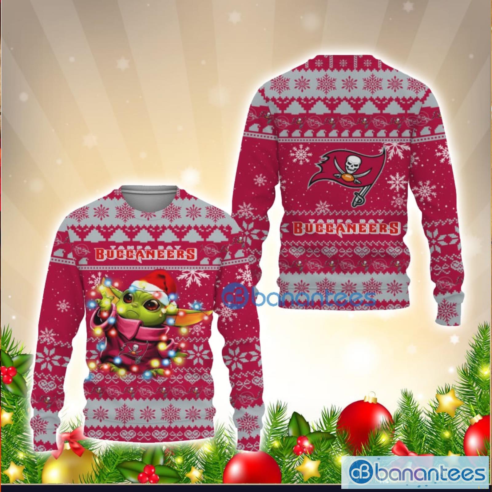 Tampa Bay Buccaneers 3D Ugly Christmas Sweater